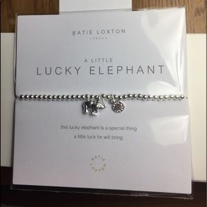 NEW Katie Loxton lucky elephant stretch bracelet